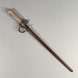 BAIONNETTE LEBEL MODELE 1886 - 93 RACCOURCIE OU MODIFIEE R35 AVEC QUILLON POIGNEE MAILLECHORT "LA ROSALIE"