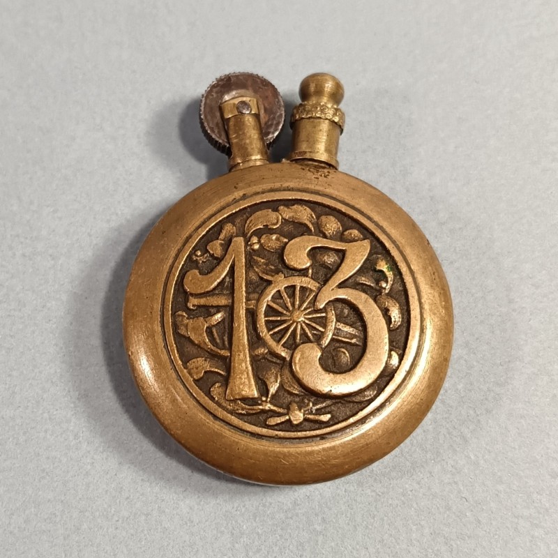 BRIQUET DE POILUS LE BAISE PATRIOTE ET 13 PORTE BONHEUR ARTISANAT DE TRANCHEES SOUVENIR GUERRE 1914 - 1918