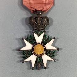 FRANCE MEDAILLE DE CHEVALIER DE L'ORDRE DE LA LEGION D'HONNEUR MODELE MONARCHIE DE JUILLET 1830 1848 LOUIS PHILIPPE