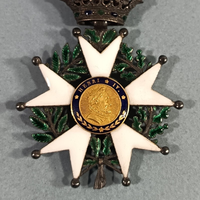 FRANCE MEDAILLE DE CHEVALIER DE L'ORDRE DE LA LEGION D'HONNEUR MODELE MONARCHIE DE JUILLET 1830 1848 LOUIS PHILIPPE