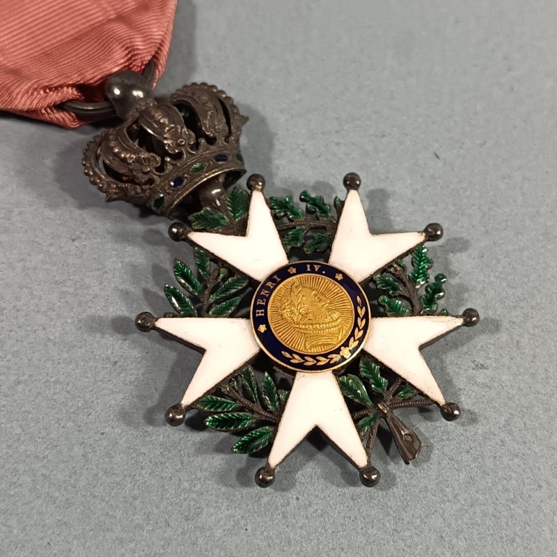 FRANCE MEDAILLE DE CHEVALIER DE L'ORDRE DE LA LEGION D'HONNEUR MODELE MONARCHIE DE JUILLET 1830 1848 LOUIS PHILIPPE