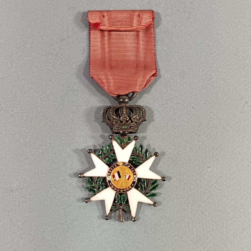 FRANCE MEDAILLE DE CHEVALIER DE L'ORDRE DE LA LEGION D'HONNEUR MODELE MONARCHIE DE JUILLET 1830 1848 LOUIS PHILIPPE