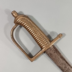 SABRE BRIQUET MODELE 1767 REVOLUTION ET EMPIRE 1790 - 1801 LAME ANCIENNE