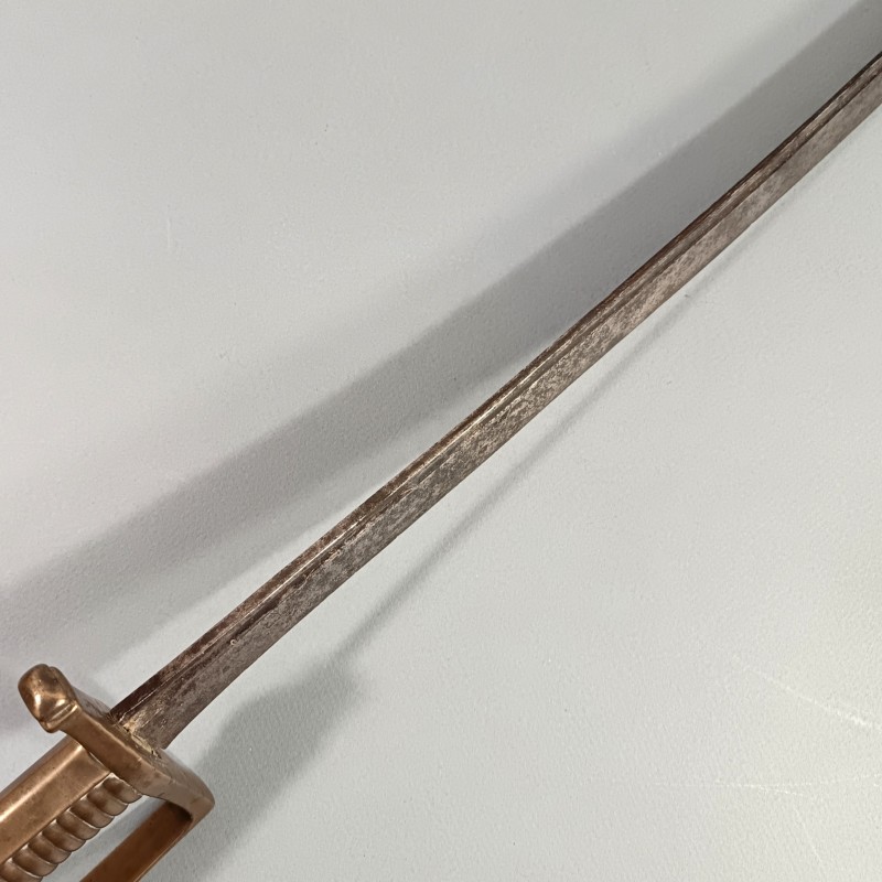 SABRE BRIQUET MODELE 1767 REVOLUTION ET EMPIRE 1790 - 1801 LAME ANCIENNE