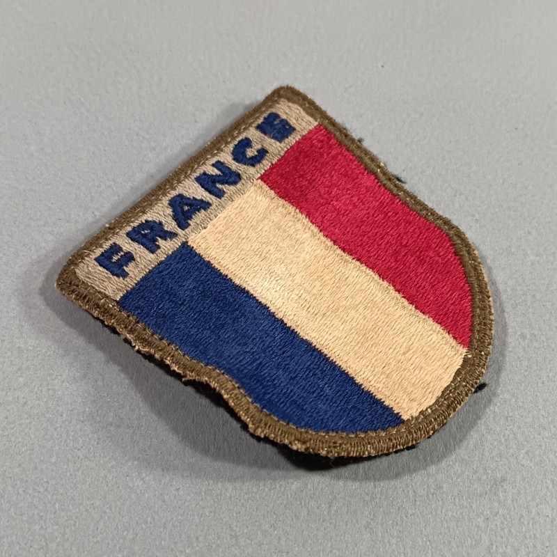 INSIGNE D'EPAULE EN TISSU PATCH FRANCE 1 ère ARMEE DEBARQUEMENT RHIN et DANUBE LIBERATION 1944 1945 FFL