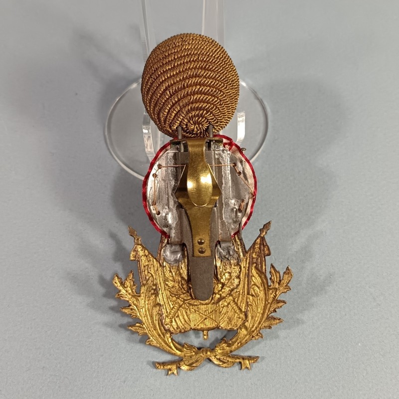 SUPERBE !! ATTRIBUT OU INSIGNE ET POMPON DE KEPI D'OFFICIERS ET ADJUDANTS MODELE 1886 OFFICIER OU FONCTIONNAIRES DE L'INTENDANCE