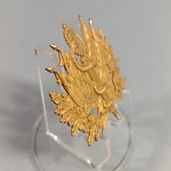PLAQUE OU INSIGNE DE SHAKO OU GIBERNE D'OFFICIERS MODELE 1872 OFFICIER DU SERVICE DE SANTE DES ARMEES