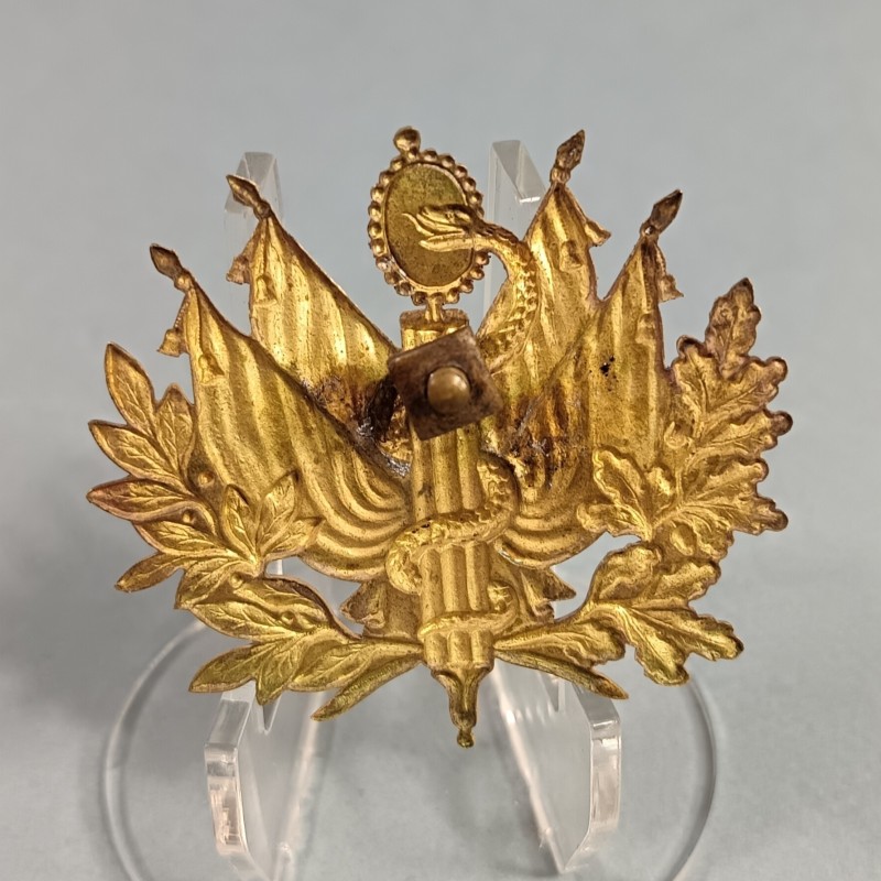 PLAQUE OU INSIGNE DE SHAKO OU GIBERNE D'OFFICIERS MODELE 1872 OFFICIER DU SERVICE DE SANTE DES ARMEES