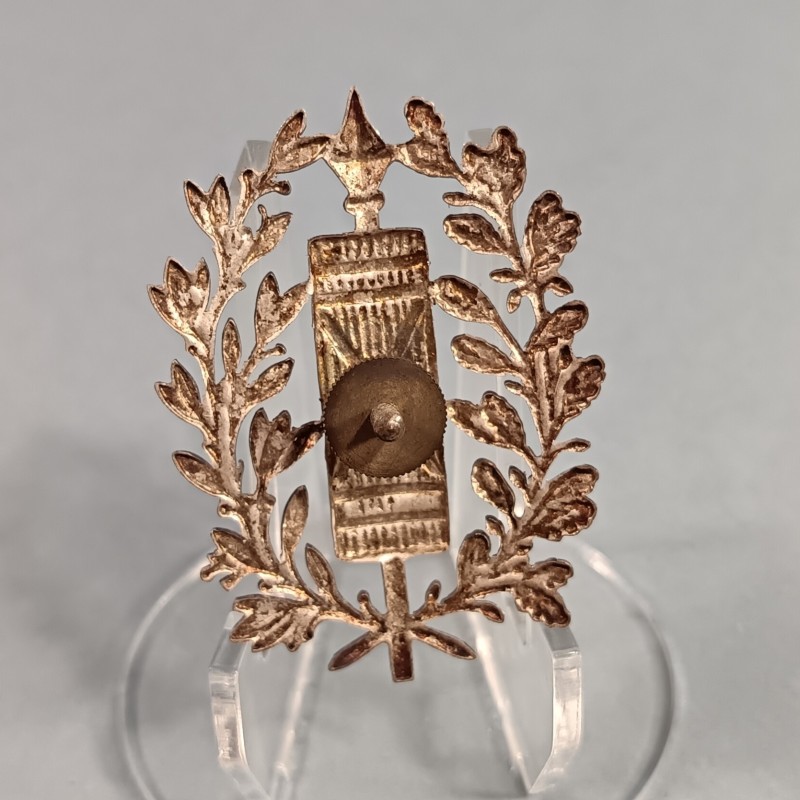 PLAQUE OU INSIGNE DE SHAKO OU GIBERNE D'OFFICIERS MODELE 1872 OFFICIER DE L'ADMINISTRATION PENITENTIAIRE