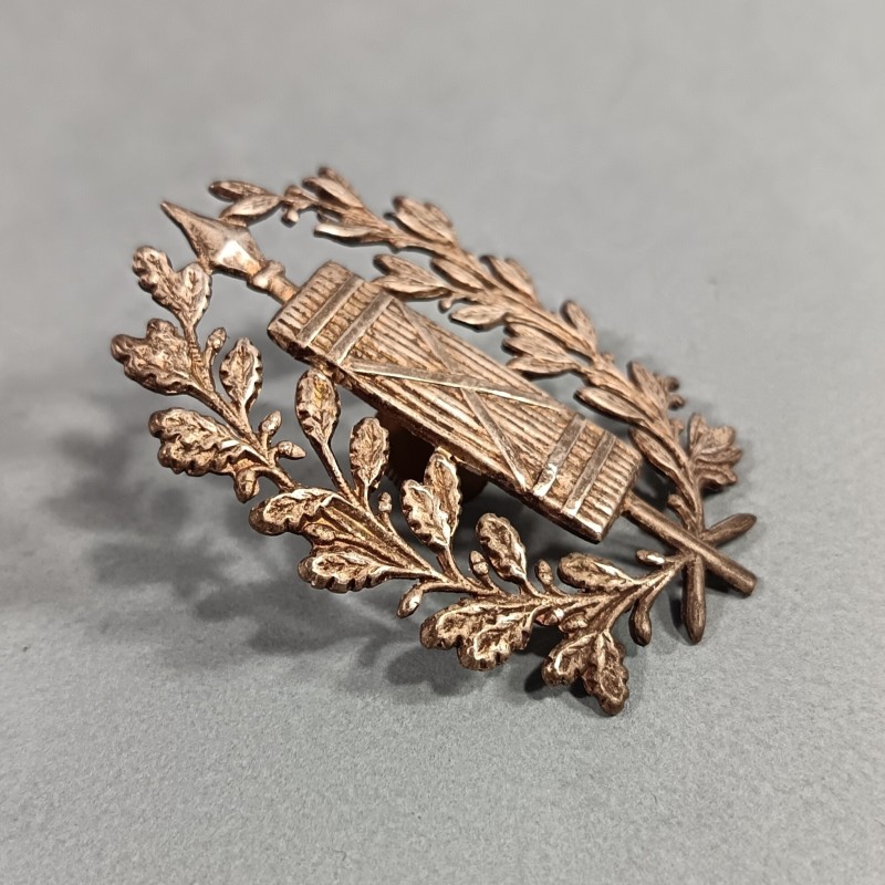 PLAQUE OU INSIGNE DE SHAKO OU GIBERNE D'OFFICIERS MODELE 1872 OFFICIER DE L'ADMINISTRATION PENITENTIAIRE