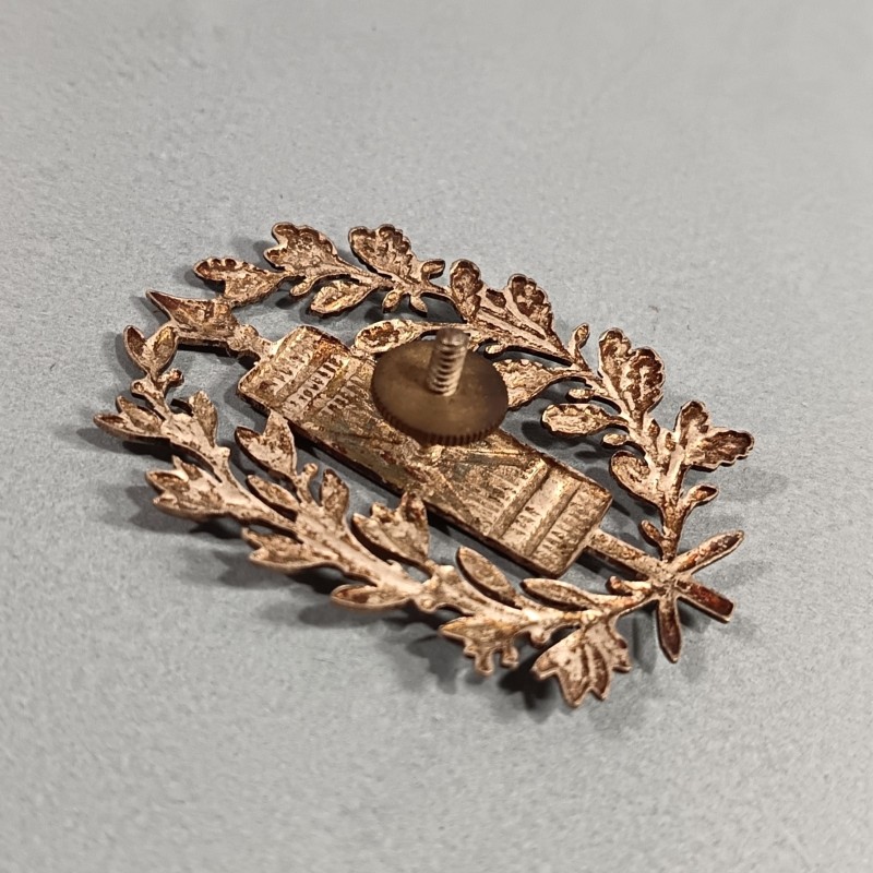 PLAQUE OU INSIGNE DE SHAKO OU GIBERNE D'OFFICIERS MODELE 1872 OFFICIER DE L'ADMINISTRATION PENITENTIAIRE
