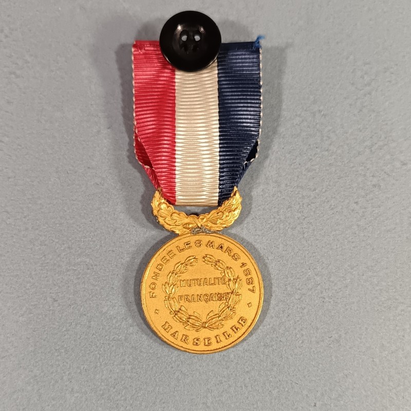 MEDAILLE DE LA SOCIETE DE SECOURS MUTUELS LA PROVENCE NOUVELLE MARSEILLE FONDEE LE 8 MARS 1887