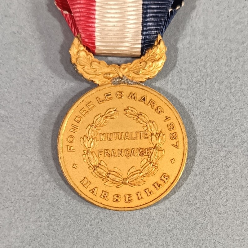 MEDAILLE DE LA SOCIETE DE SECOURS MUTUELS LA PROVENCE NOUVELLE MARSEILLE FONDEE LE 8 MARS 1887
