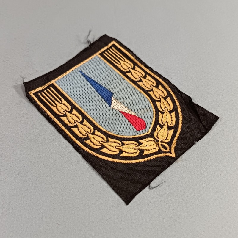 INSIGNE TISSU GENERAL "SECTEUR BLEU" OU SECTEUR INDUSTRIEL DES CHANTIERS DE JEUNESSE CJF GOUVERNEMENT DE VICHY 1940 1944
