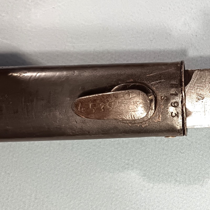BAIONNETTE ALLEMANDE 98K FOURREAU ET BAIONNETTE AVEC NUMERO DIFFERENTS DATE 1942/43