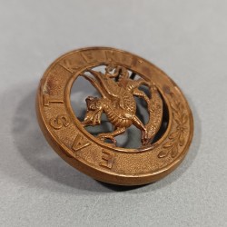 ARMEE ANGLAISE INSIGNE DE CASQUE DE L'EST KENT EAST KENT HELMET BADGE AVANT 1913