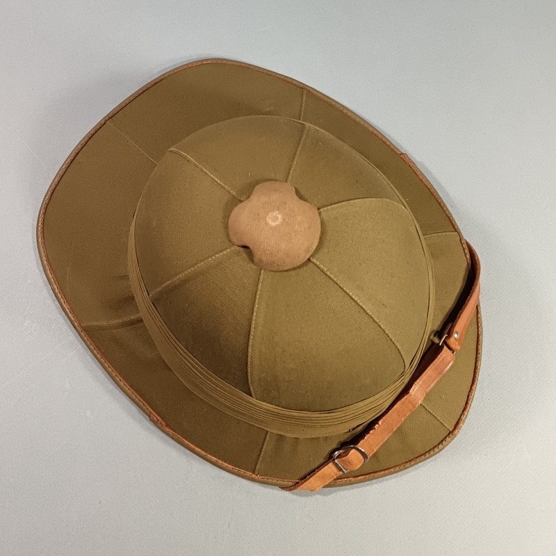 CASQUE COLONIAL OU TROPICAL ARMEE BELGE ABL 1952 TAILLE 54