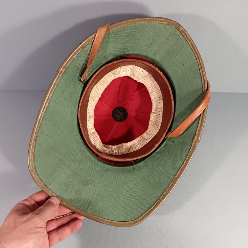 CASQUE COLONIAL OU TROPICAL ARMEE BELGE ABL 1952 TAILLE 54