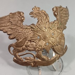 RARE !!!! PLAQUE DE CASQUE A POINTE ALLEMAND BADOIS DE RESERVISTE DU 109 ème REGIMENT DE GRENADIERS DE LA GARDE