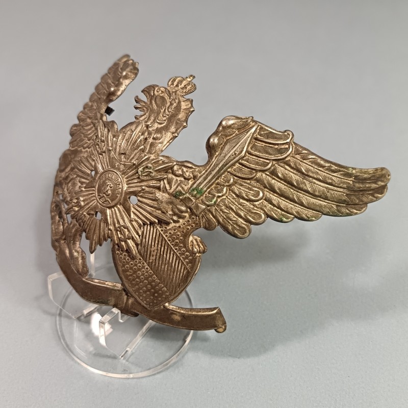RARE !!!! PLAQUE DE CASQUE A POINTE ALLEMAND BADOIS DE RESERVISTE DU 109 ème REGIMENT DE GRENADIERS DE LA GARDE