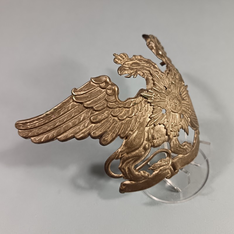 RARE !!!! PLAQUE DE CASQUE A POINTE ALLEMAND BADOIS DE RESERVISTE DU 109 ème REGIMENT DE GRENADIERS DE LA GARDE