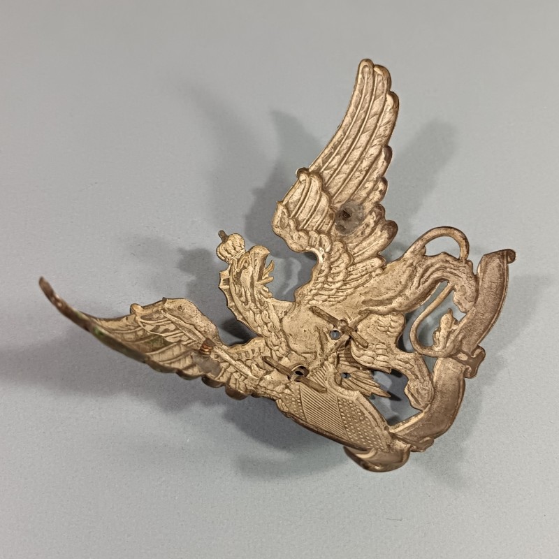 RARE !!!! PLAQUE DE CASQUE A POINTE ALLEMAND BADOIS DE RESERVISTE DU 109 ème REGIMENT DE GRENADIERS DE LA GARDE