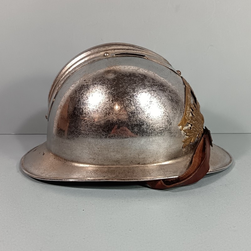 CASQUE DE SAPEUR POMPIER DE LA VILLE DE RAHLING EN MOSELLE SAPEURS-POMPIERS MODELE 1923
