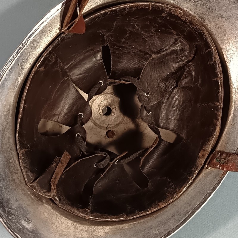 CASQUE DE SAPEUR POMPIER DE LA VILLE DE RAHLING EN MOSELLE SAPEURS-POMPIERS MODELE 1923