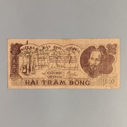BILLET DU VIET MINH DE 200 DONG VIET NAM DAN CHU CONG HOA HO CHI MINH INDOCHINE