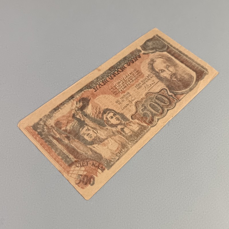 BILLET DU VIET MINH DE 500 DONG VIET NAM DAN CHU CONG HOA HO CHI MINH INDOCHINE