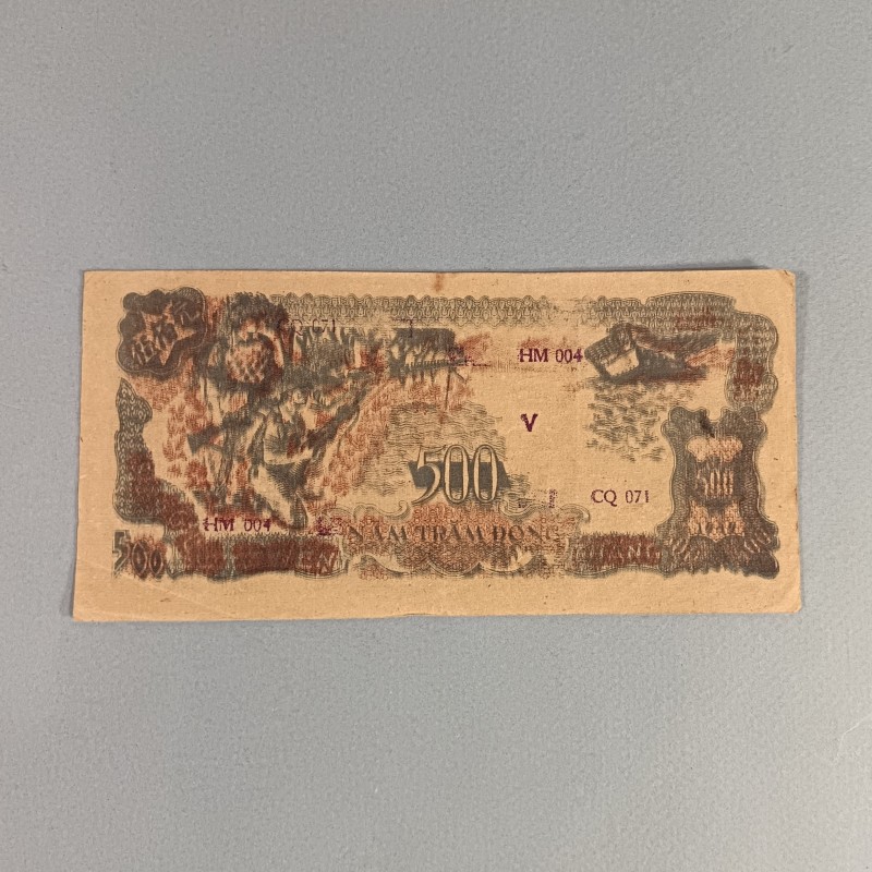 BILLET DU VIET MINH DE 500 DONG VIET NAM DAN CHU CONG HOA HO CHI MINH INDOCHINE