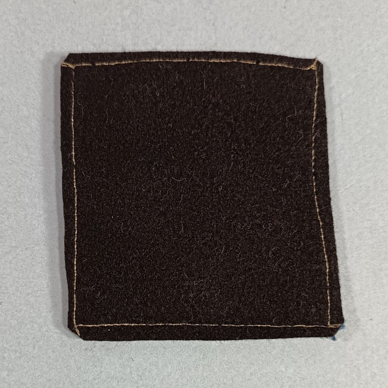 PATCH TISSU FRANCE TRICOLORE ALGERIE INSIGNE GENERAL DES TROUPES TERRITORIALES EN ALGERIE SUR FOND NOIR 1954 - 1962