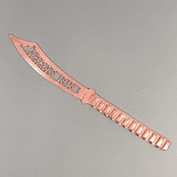 GRAND COUPE-PAPIER SOUVENIR DE LA GUERRE DE 1914 1918 ARTISANAT DE TRANCHEES OU MILITAIRE OUVRE LETTRE ARRAS 1915
