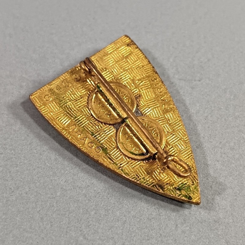 INSIGNE MILITAIRE 975 ème COMPAGNIE ELECTRO MECANICIENS DU GENIE FABRICATION DRAGO PARIS G.1694