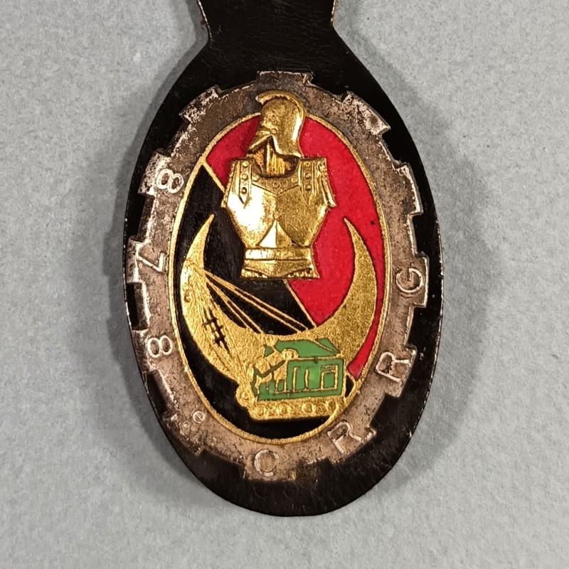 INSIGNE MILITAIRE 878 ème COMPAGNIE DE REPARATION ET DE RAVITAILLEMENT DU GENIE FABRICATION DRAGO PARIS G.1488