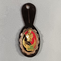 INSIGNE MILITAIRE 878 ème COMPAGNIE DE REPARATION ET DE RAVITAILLEMENT DU GENIE FABRICATION DRAGO PARIS G.1488
