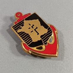 INSIGNE MILITAIRE CEFEO DU CORPS EXPEDITIONNAIRE FRANCAIS EN EXTREME ORIENT FABRICATION DRAGO PARIS RUE BERANGER