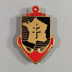 INSIGNE MILITAIRE CEFEO DU CORPS EXPEDITIONNAIRE FRANCAIS EN EXTREME ORIENT FABRICATION DRAGO PARIS NICE RUE BERANGER