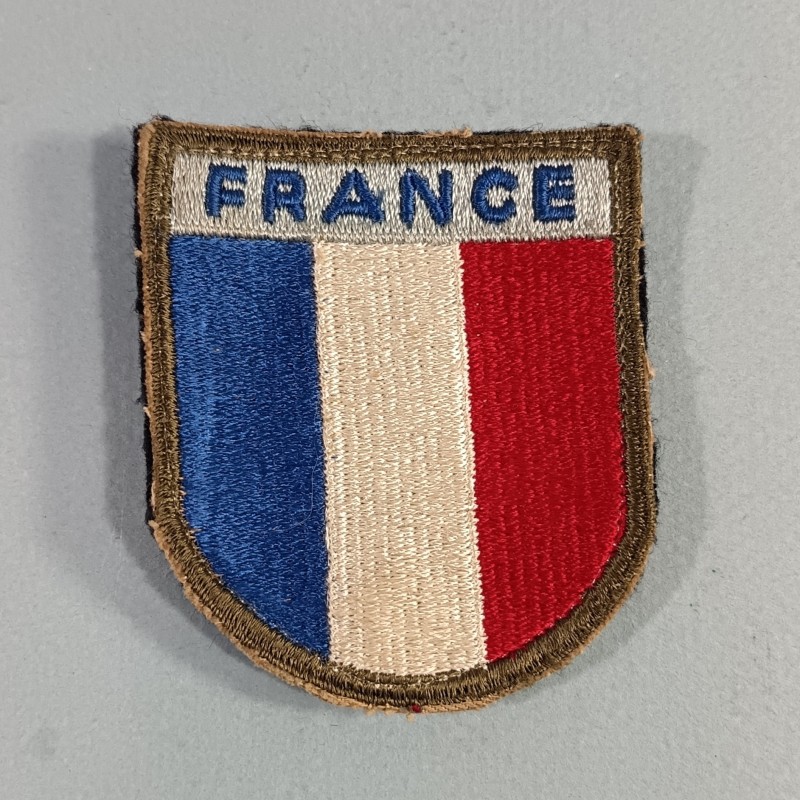 INSIGNE D'EPAULE EN TISSU PATCH FRANCE 1 ère ARMEE DEBARQUEMENT RHIN et DANUBE LIBERATION 1944 1945 FFL