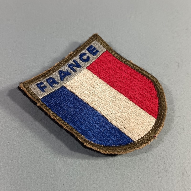 INSIGNE D'EPAULE EN TISSU PATCH FRANCE 1 ère ARMEE DEBARQUEMENT RHIN et DANUBE LIBERATION 1944 1945 FFL