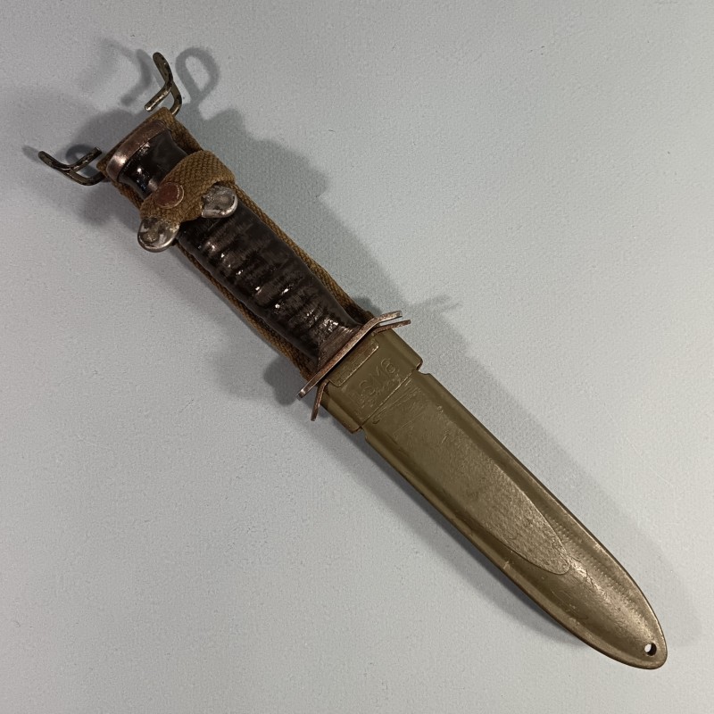 COUTEAU DE COMBAT USM3 UTICA MARQUAGE GARDE FOURREAU USM8  B.M.CO.