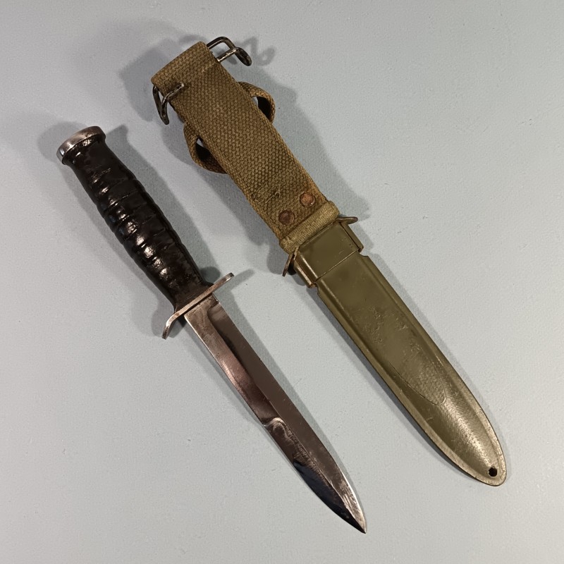 COUTEAU DE COMBAT USM3 UTICA MARQUAGE GARDE FOURREAU USM8  B.M.CO.