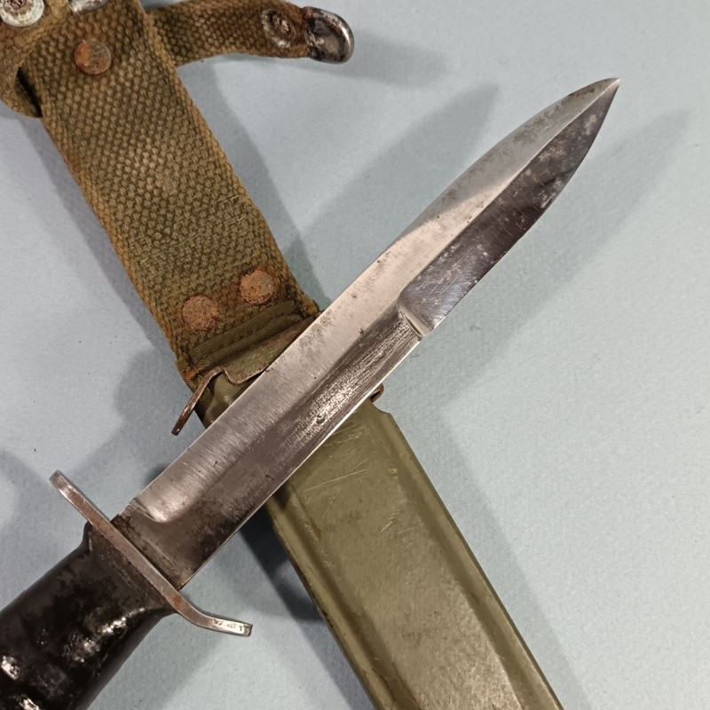 COUTEAU DE COMBAT USM3 UTICA MARQUAGE GARDE FOURREAU USM8  B.M.CO.