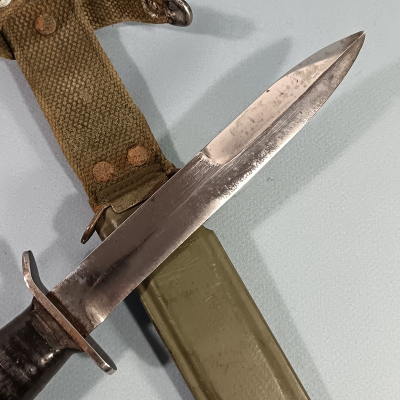 COUTEAU DE COMBAT USM3 UTICA MARQUAGE GARDE FOURREAU USM8  B.M.CO.