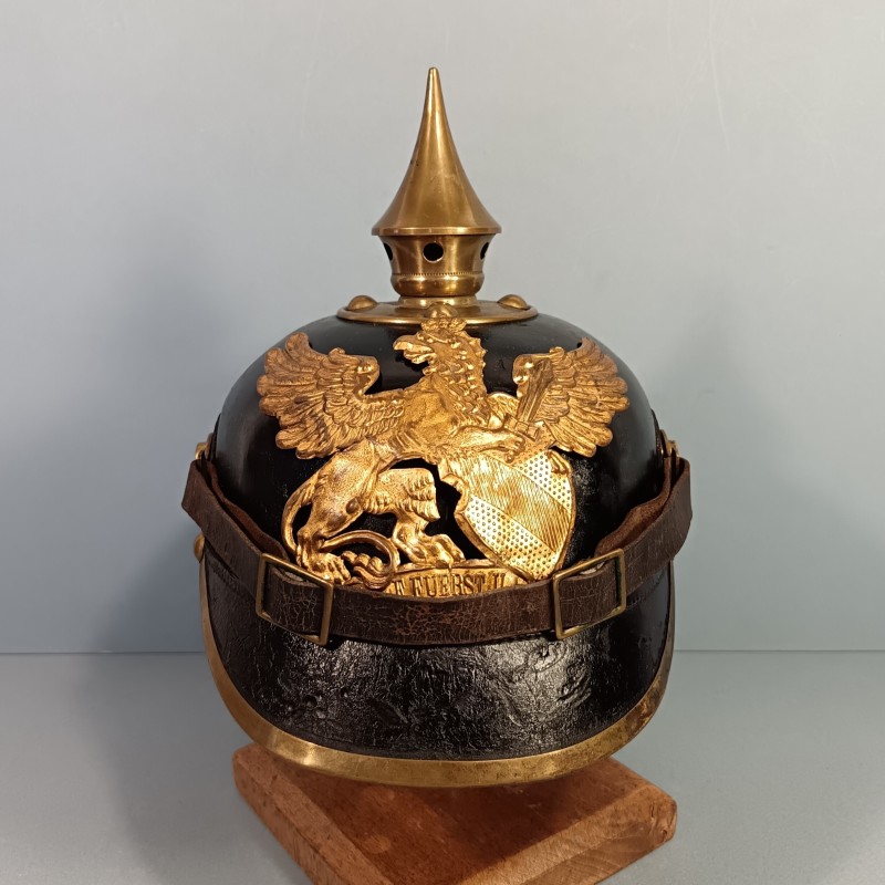 CASQUE A POINTE DU 113 ème REGT D'INFANTERIE BADOIS MODELE 1895