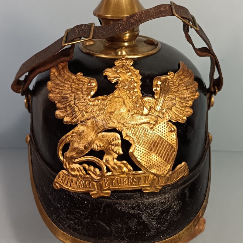CASQUE A POINTE DU 113 ème REGT D'INFANTERIE BADOIS MODELE 1895