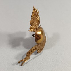 INSIGNE DE SHAKO DE L'ECOLE MILITAIRE DE ST CYR ESM ECOLE SPECIALE MILITAIRE