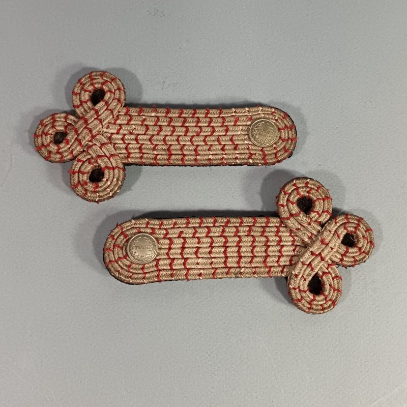 EPAULETTE TREFLES POUR UNIFORME ET DOLMAN DES DOUANES ET GENDARMERIE BOUTONS DES DOUANES
