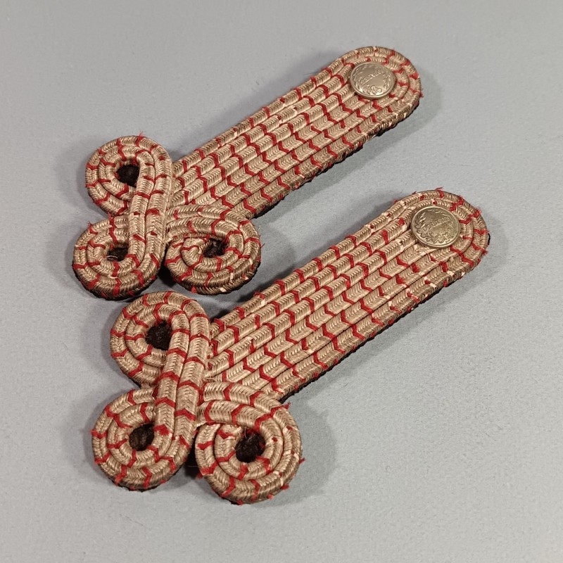 EPAULETTE TREFLES POUR UNIFORME ET DOLMAN DES DOUANES ET GENDARMERIE BOUTONS DES DOUANES