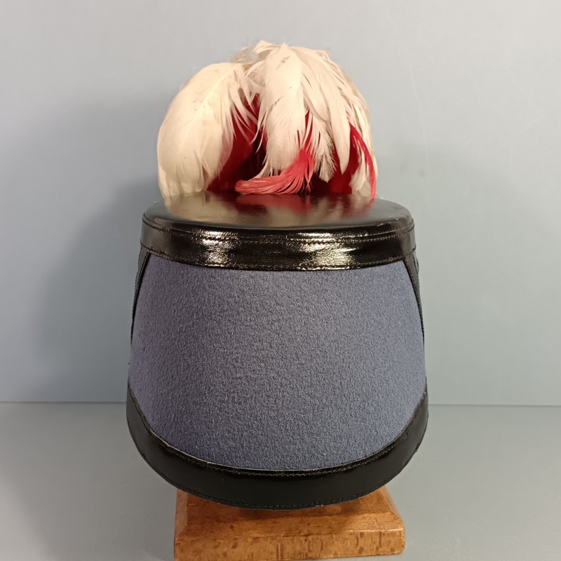 SHAKO DE L'ECOLE MILITAIRE DE ST CYR ESM ECOLE SPECIALE MILITAIRE FABRICATION DES ANNEES 1950-1960 TAILLE 57-58